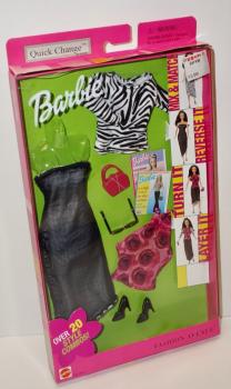 Mattel - Barbie - Fashion Avenue - Black & Pink Mix 'n Match Fashions - Tenue
